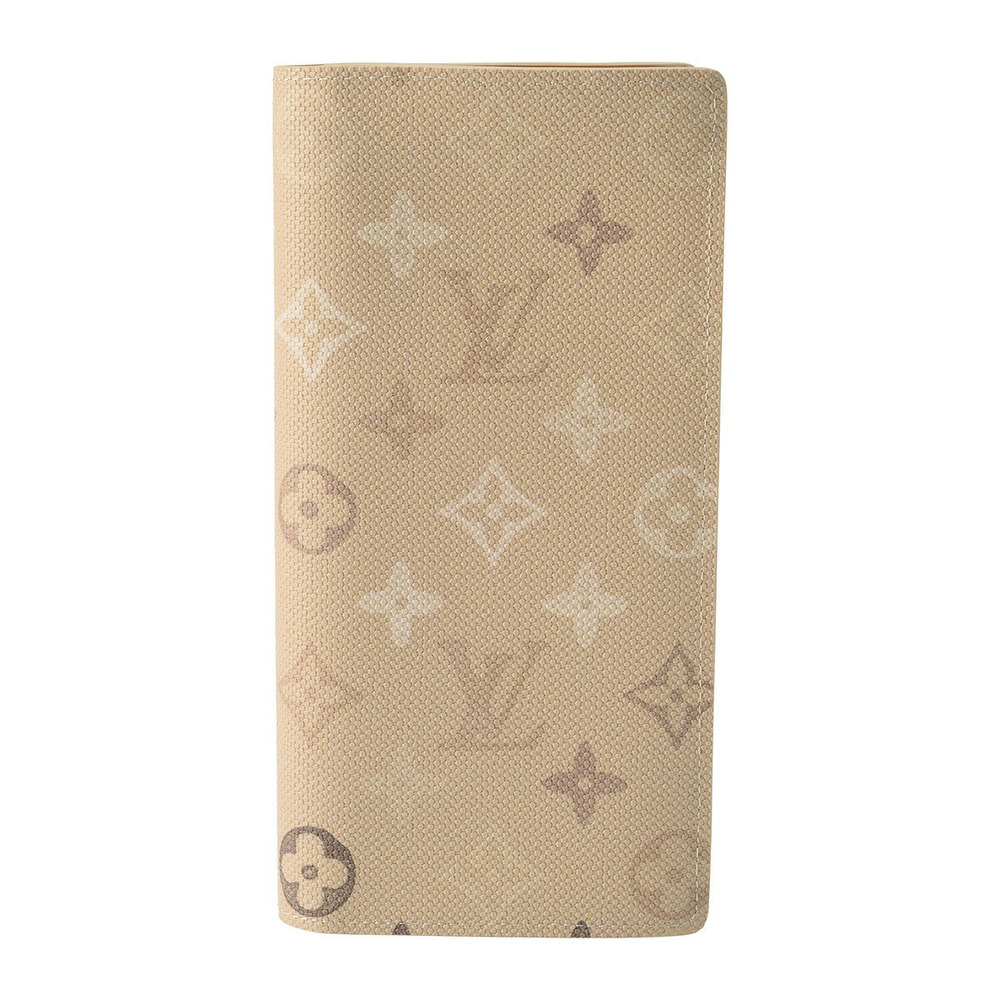 Louis Vuitton Wallet Monogram Surplus Portefeuille Canvas Leather Beige Tan